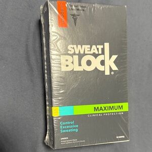 SweatBlock Maximum Clinical Protection Wipes